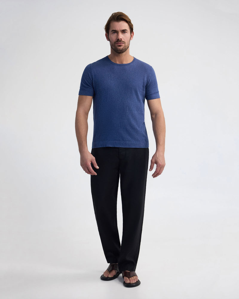 Theodore Crew Neck Knitted T-Shirt MENS KNITWEAR