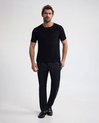 Theodore Crew Neck Knitted T-Shirt MENS KNITWEAR