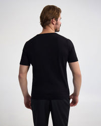 Theodore Crew Neck Knitted T-Shirt MENS KNITWEAR