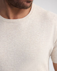 Theodore Crew Neck Knitted T-Shirt MENS KNITWEAR