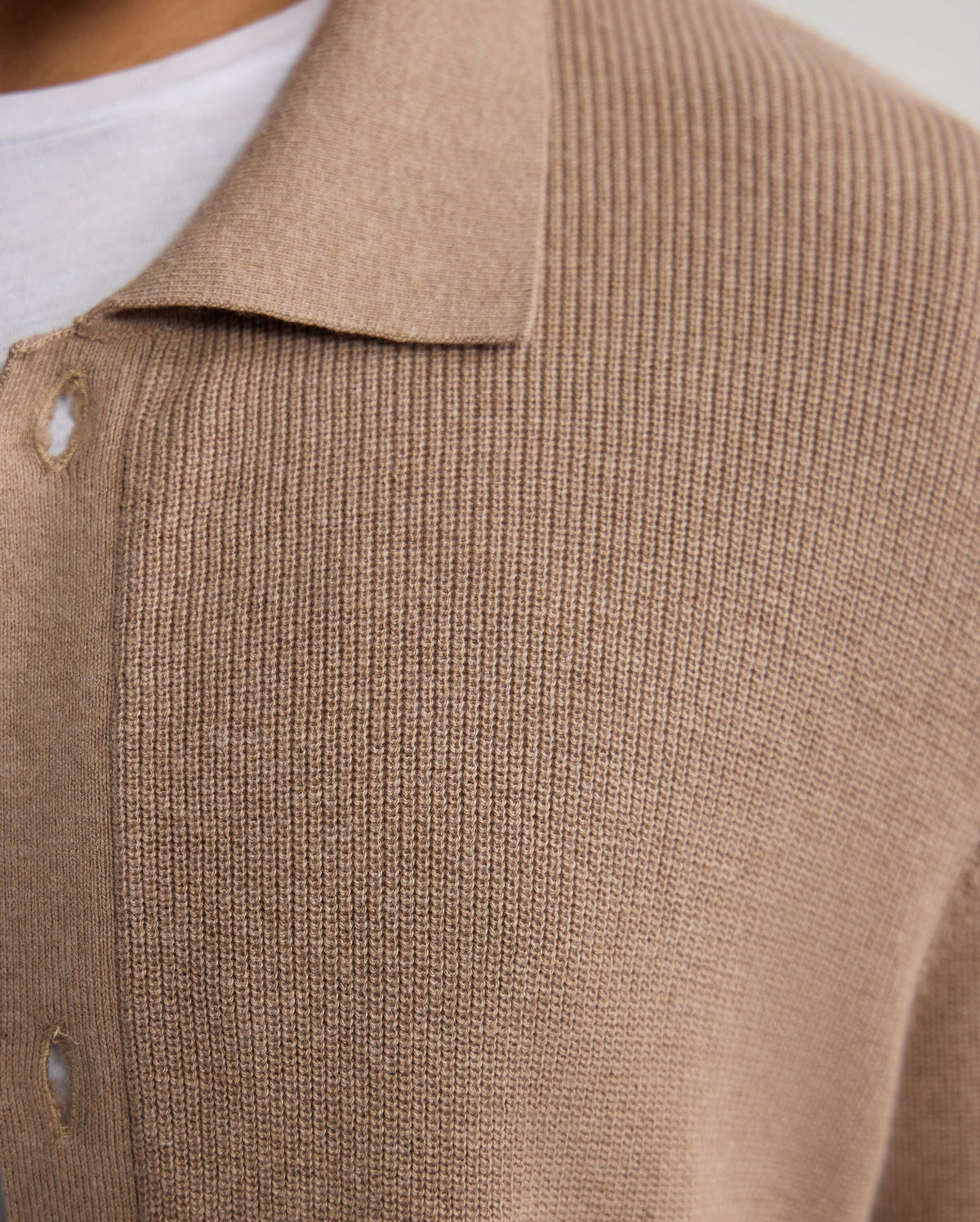 Ford Rib Cotton Cardigan