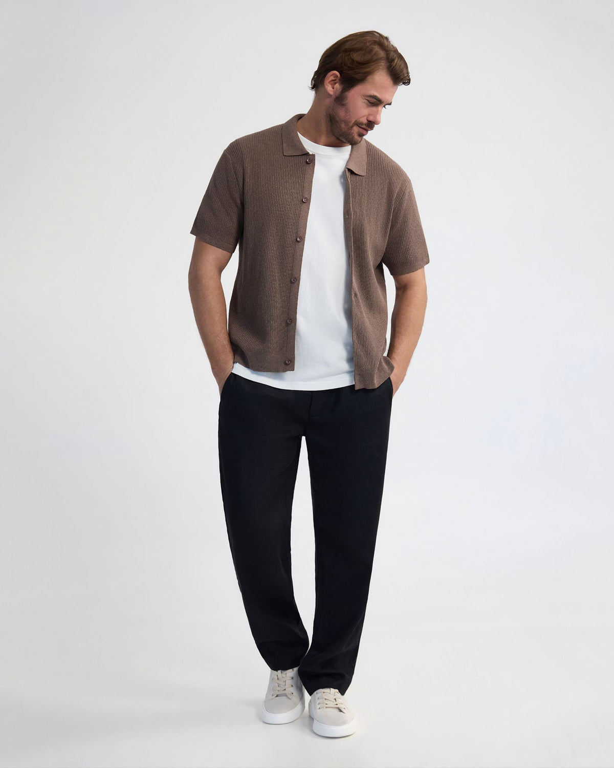 Atlas Button Front Knit MENS KNITWEAR