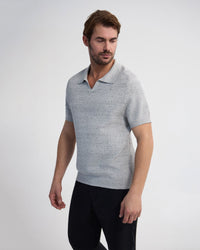 Marc Ribbed Polo MENS KNITWEAR