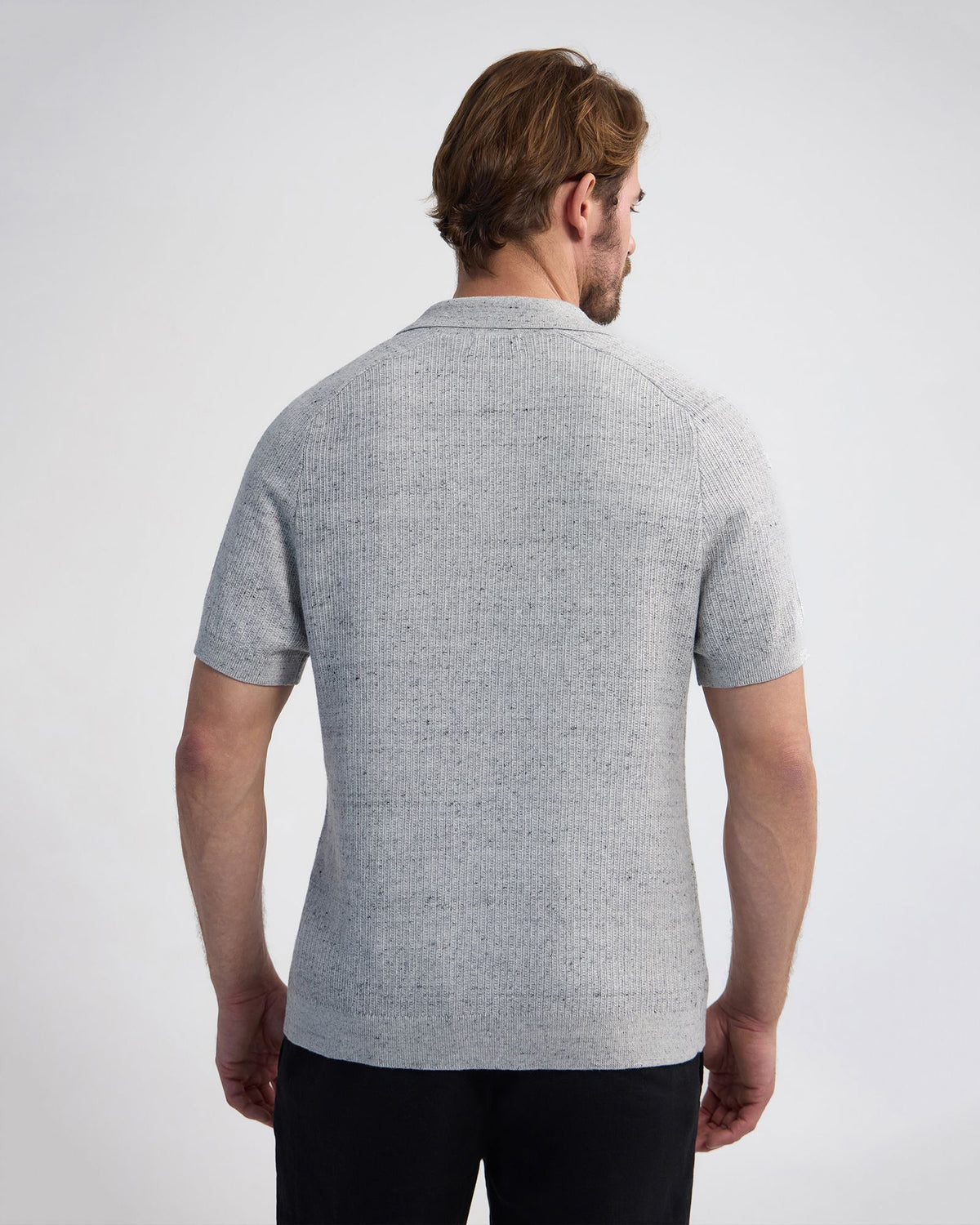 Marc Ribbed Polo MENS KNITWEAR