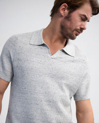 Marc Ribbed Polo MENS KNITWEAR