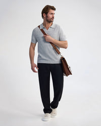 Marc Ribbed Polo MENS KNITWEAR