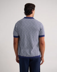 Jacob Jacquard Polo MENS KNITWEAR