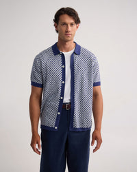 Jacob Jacquard Polo MENS KNITWEAR