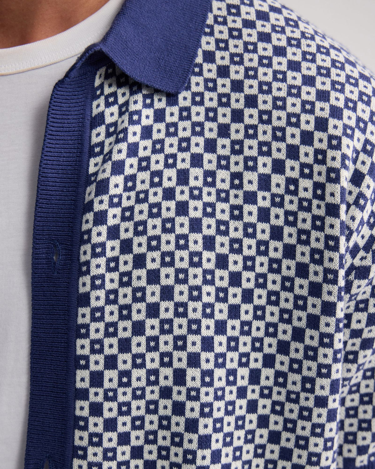 Jacob Jacquard Polo MENS KNITWEAR
