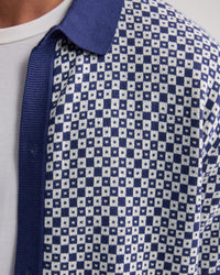 Jacob Jacquard Polo MENS KNITWEAR