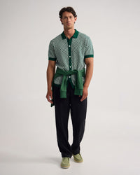Jacob Jacquard Polo MENS KNITWEAR