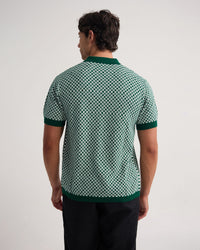 Jacob Jacquard Polo MENS KNITWEAR