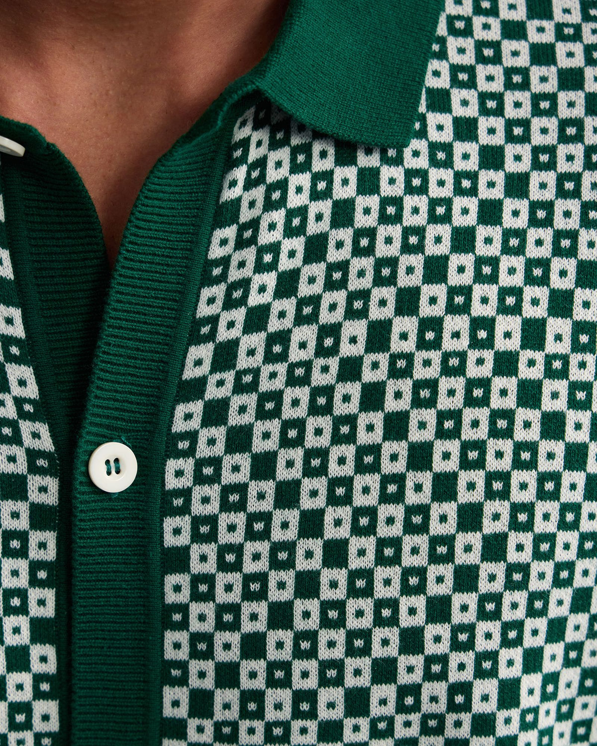 Jacob Jacquard Polo MENS KNITWEAR