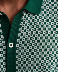 Jacob Jacquard Polo MENS KNITWEAR
