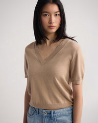 Charlotte Cashmere Blend V-Neck WOMENS KNITWEAR