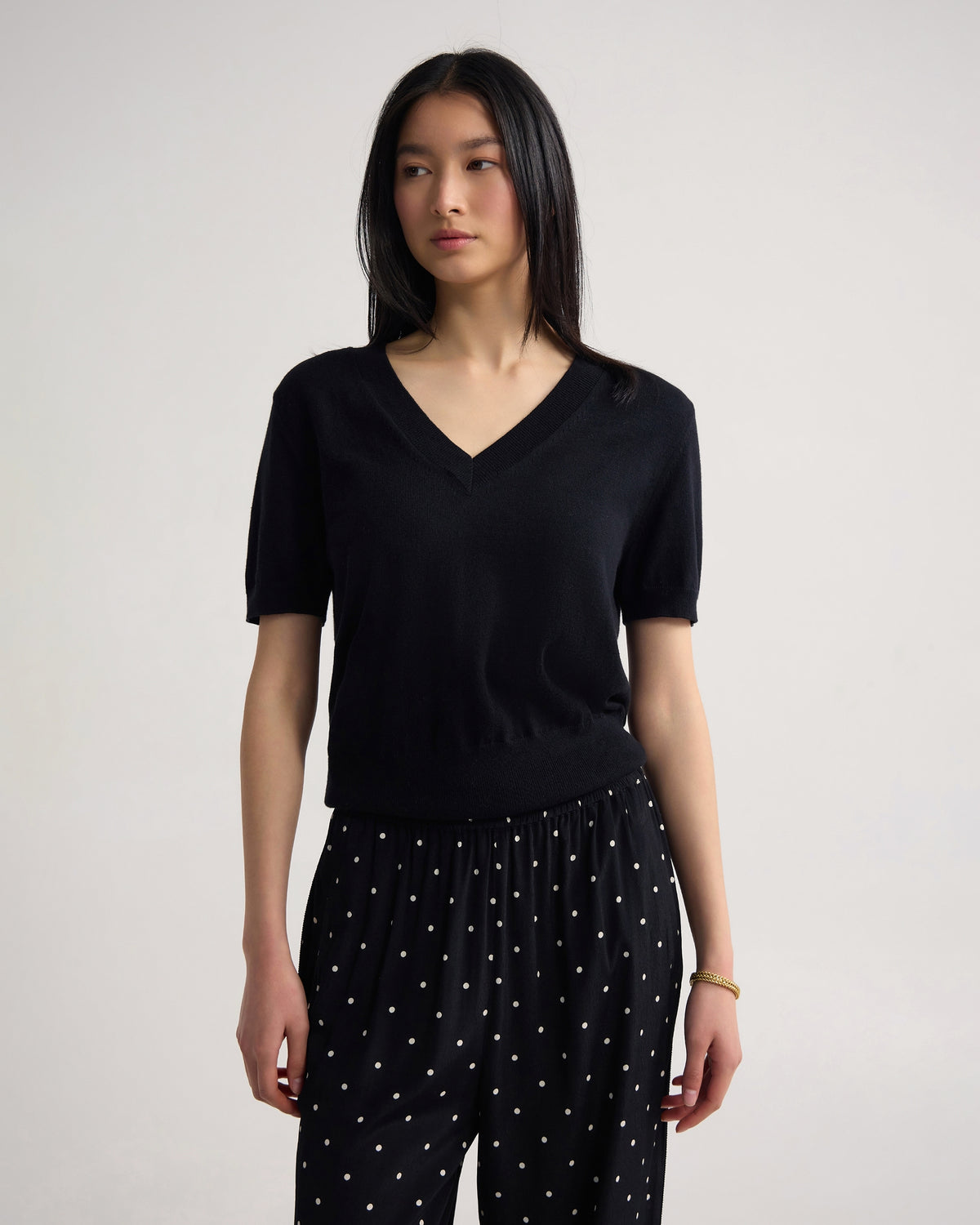 Charlotte Cashmere Blend V-Neck WOMENS KNITWEAR