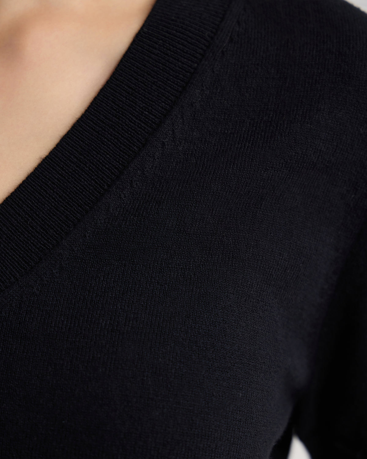 Charlotte Cashmere Blend V-Neck WOMENS KNITWEAR