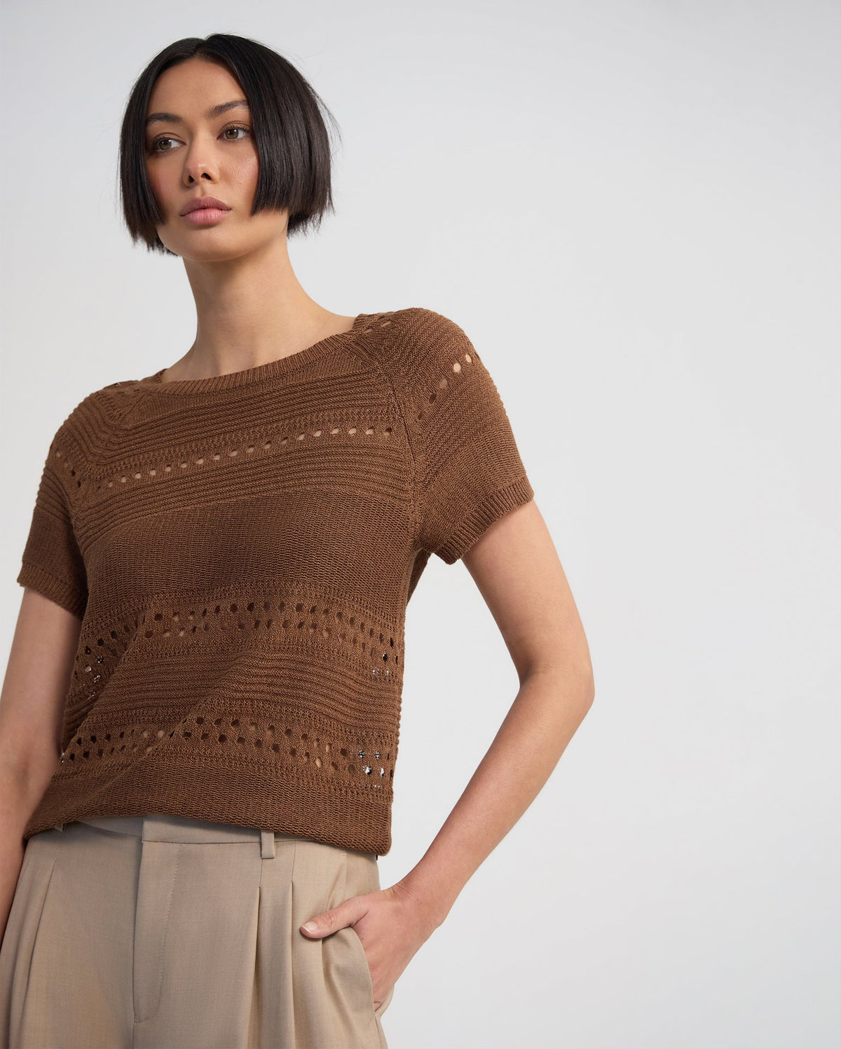 Gaia Open Pattern Knit WOMENS KNITWEAR