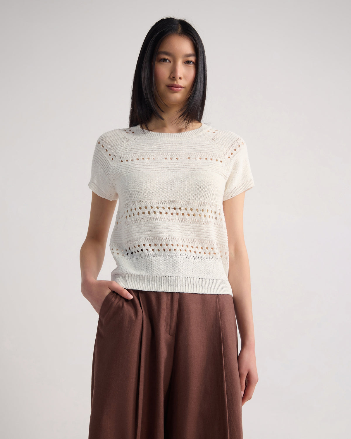 Gaia Open Pattern Knit WOMENS KNITWEAR