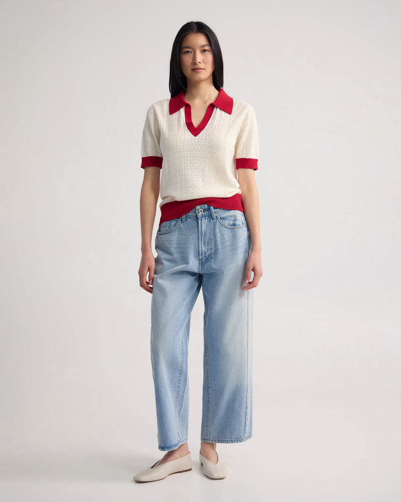 Aimee Pointelle Polo