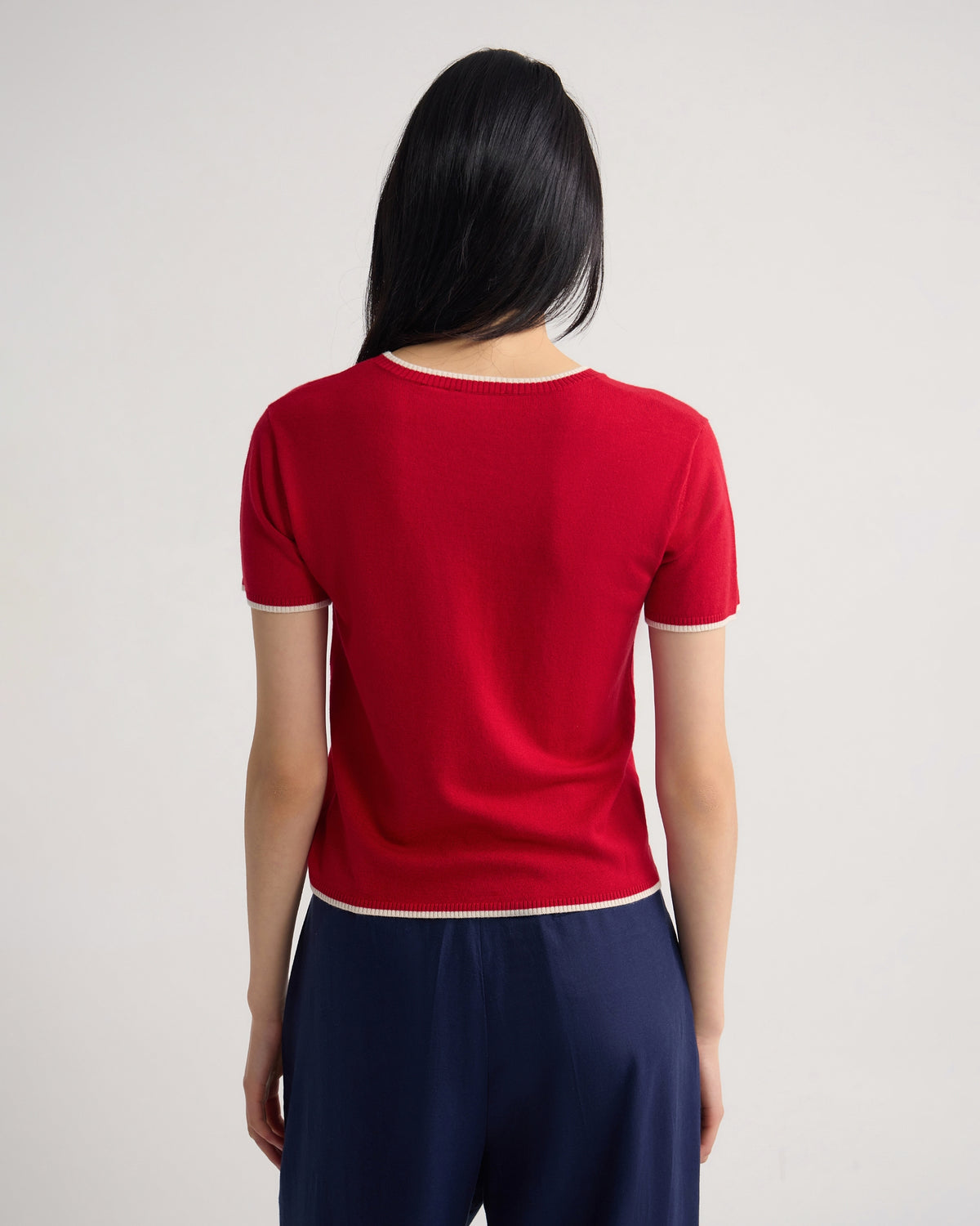 Indra Tipping Knit WOMENS KNITWEAR