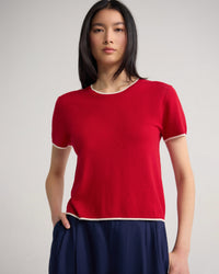 Indra Tipping Knit WOMENS KNITWEAR