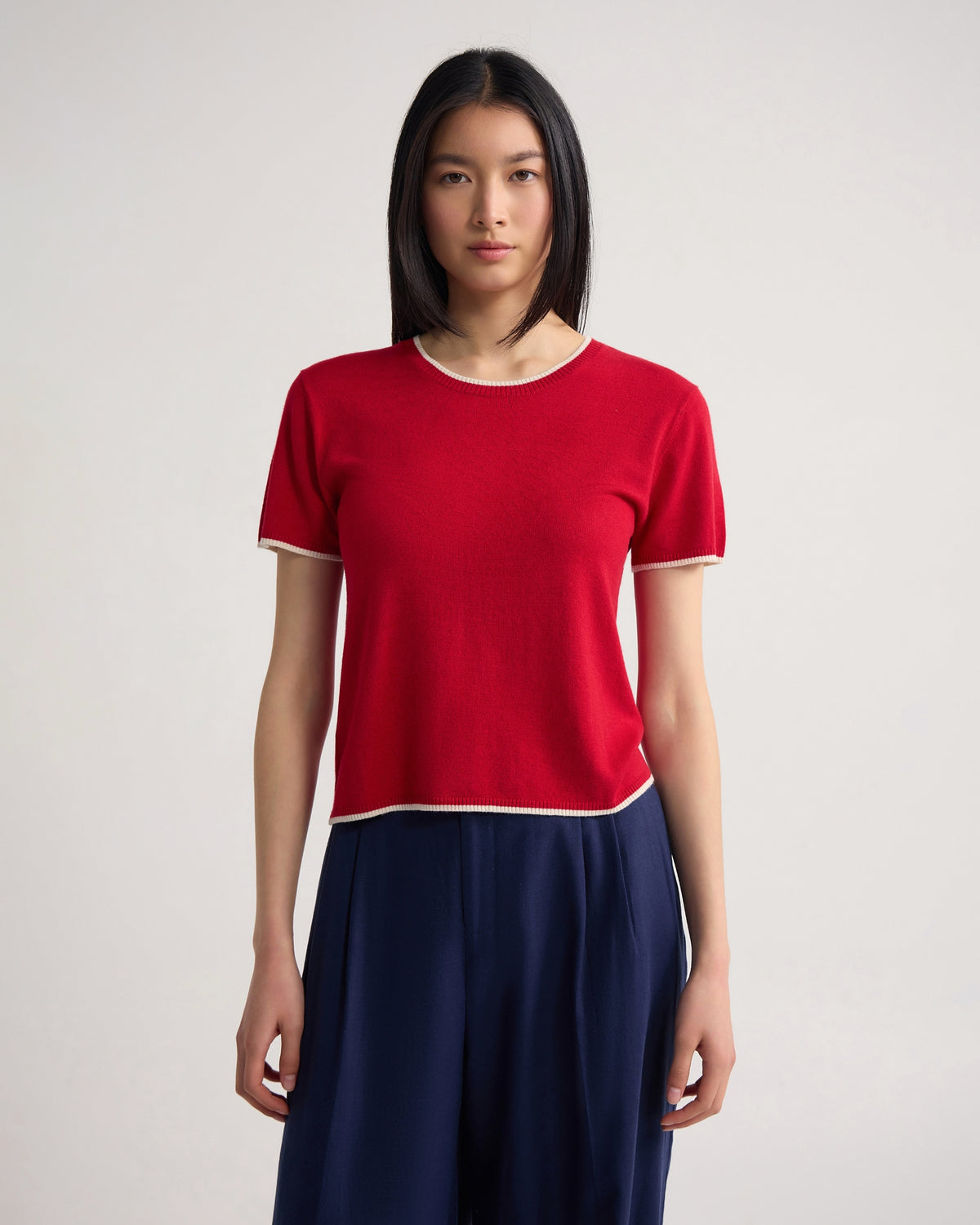 Indra Tipping Knit WOMENS KNITWEAR