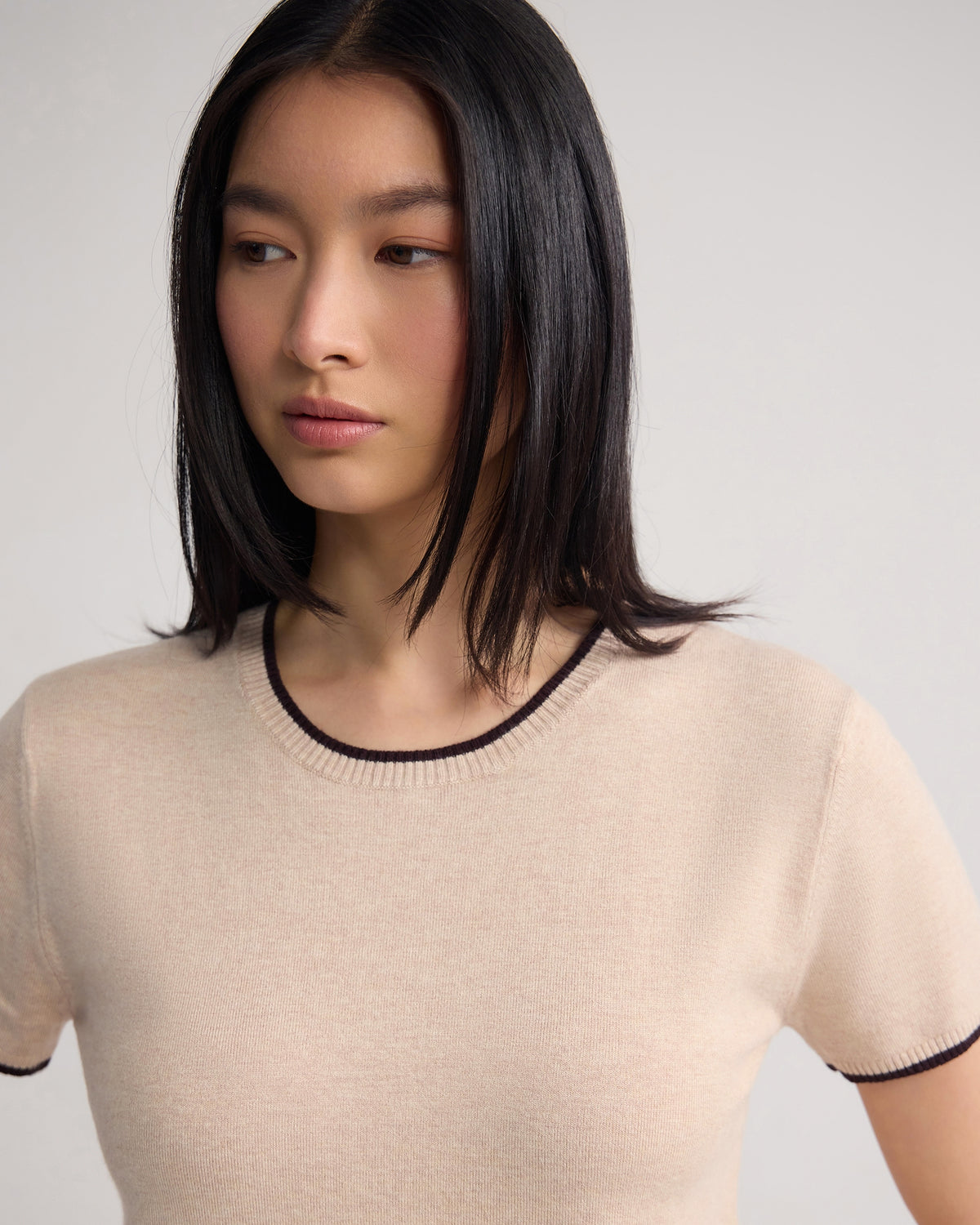 Indra Tipping Knit WOMENS KNITWEAR