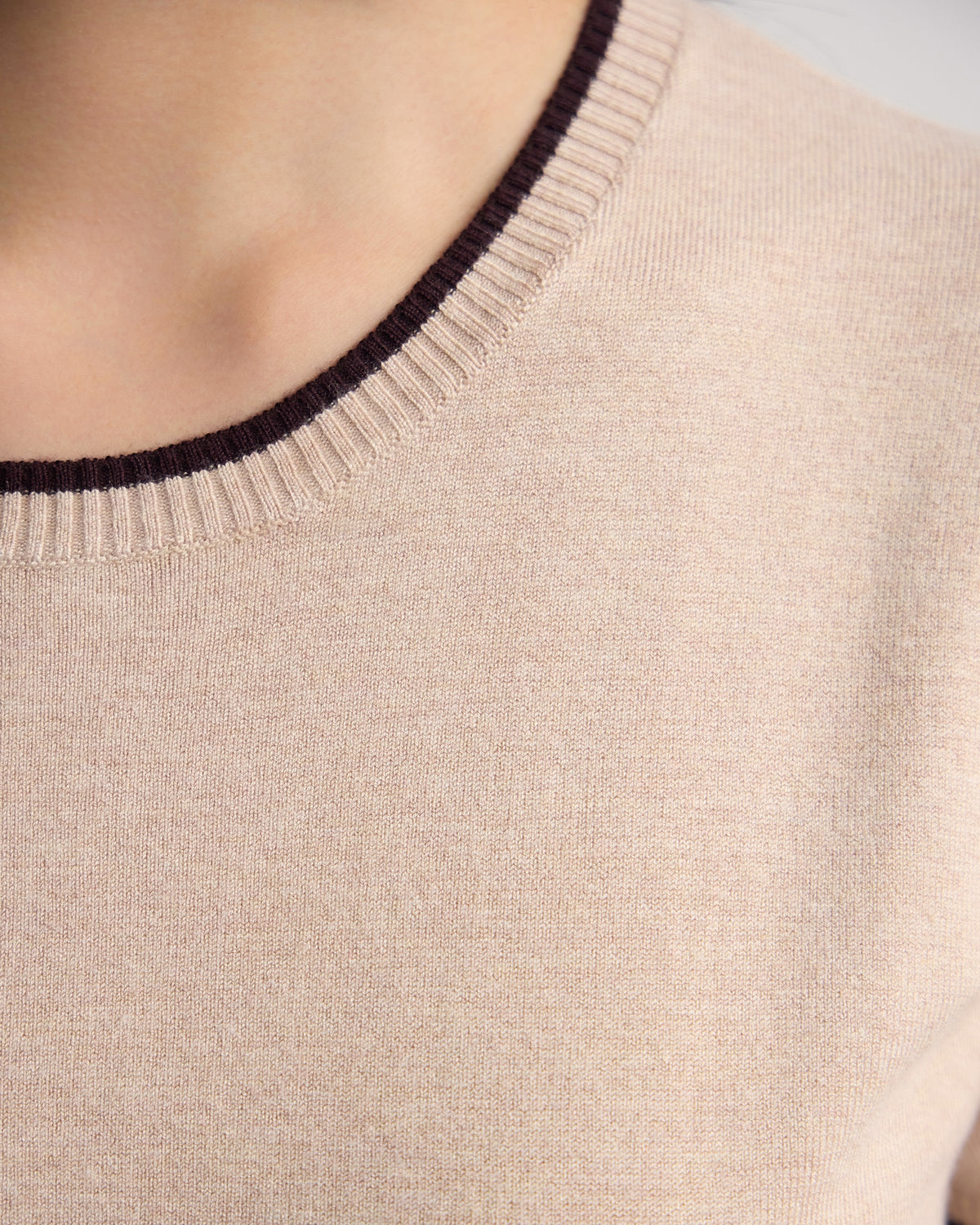 Indra Tipping Knit WOMENS KNITWEAR