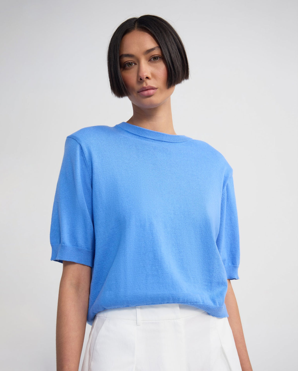 Leeta Cashmere Blend Shldr Pad Knit WOMENS KNITWEAR