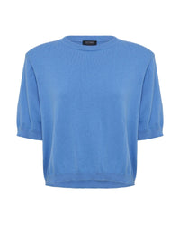 Leeta Cashmere Blend Shldr Pad Knit