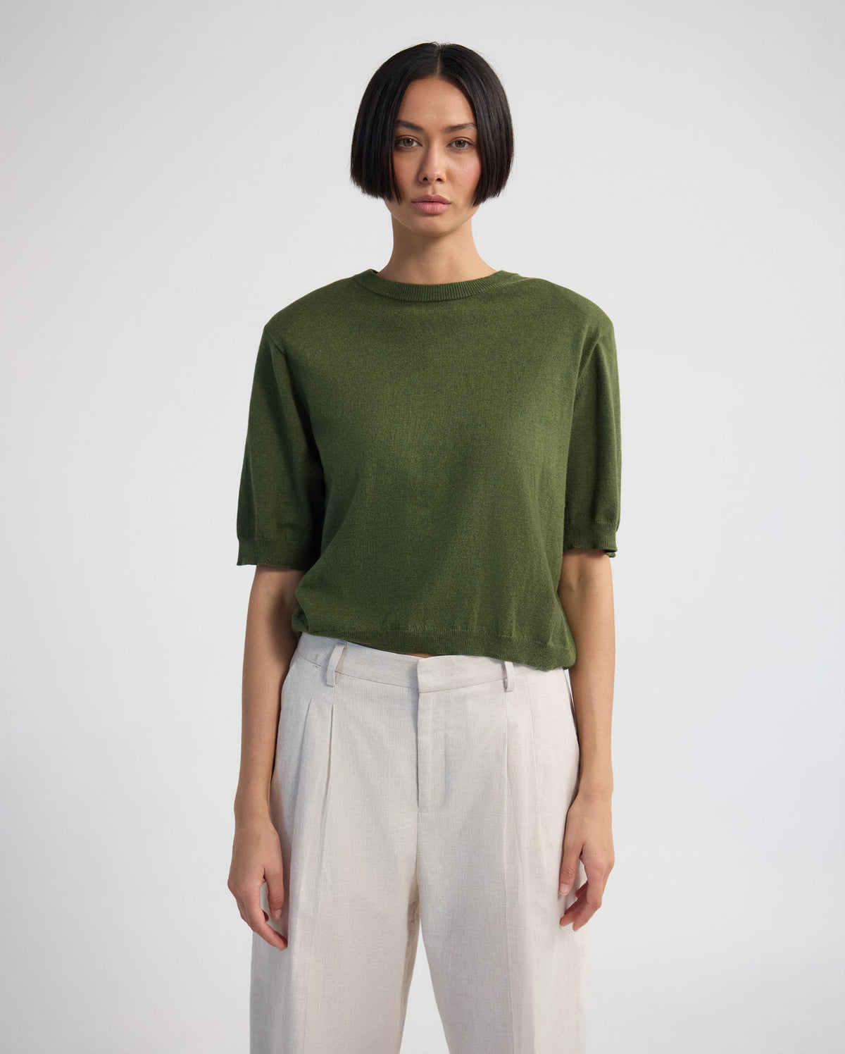 Leeta Cashmere Blend Shldr Pad Knit WOMENS KNITWEAR