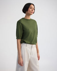Leeta Cashmere Blend Shldr Pad Knit WOMENS KNITWEAR