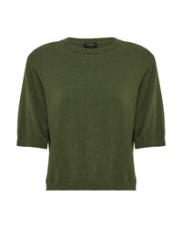 Leeta Cashmere Blend Shldr Pad Knit