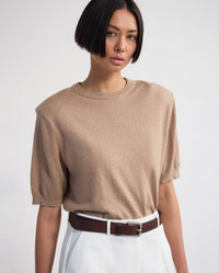 Leeta Cashmere Blend Shldr Pad Knit WOMENS KNITWEAR