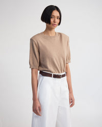 Leeta Cashmere Blend Shldr Pad Knit WOMENS KNITWEAR