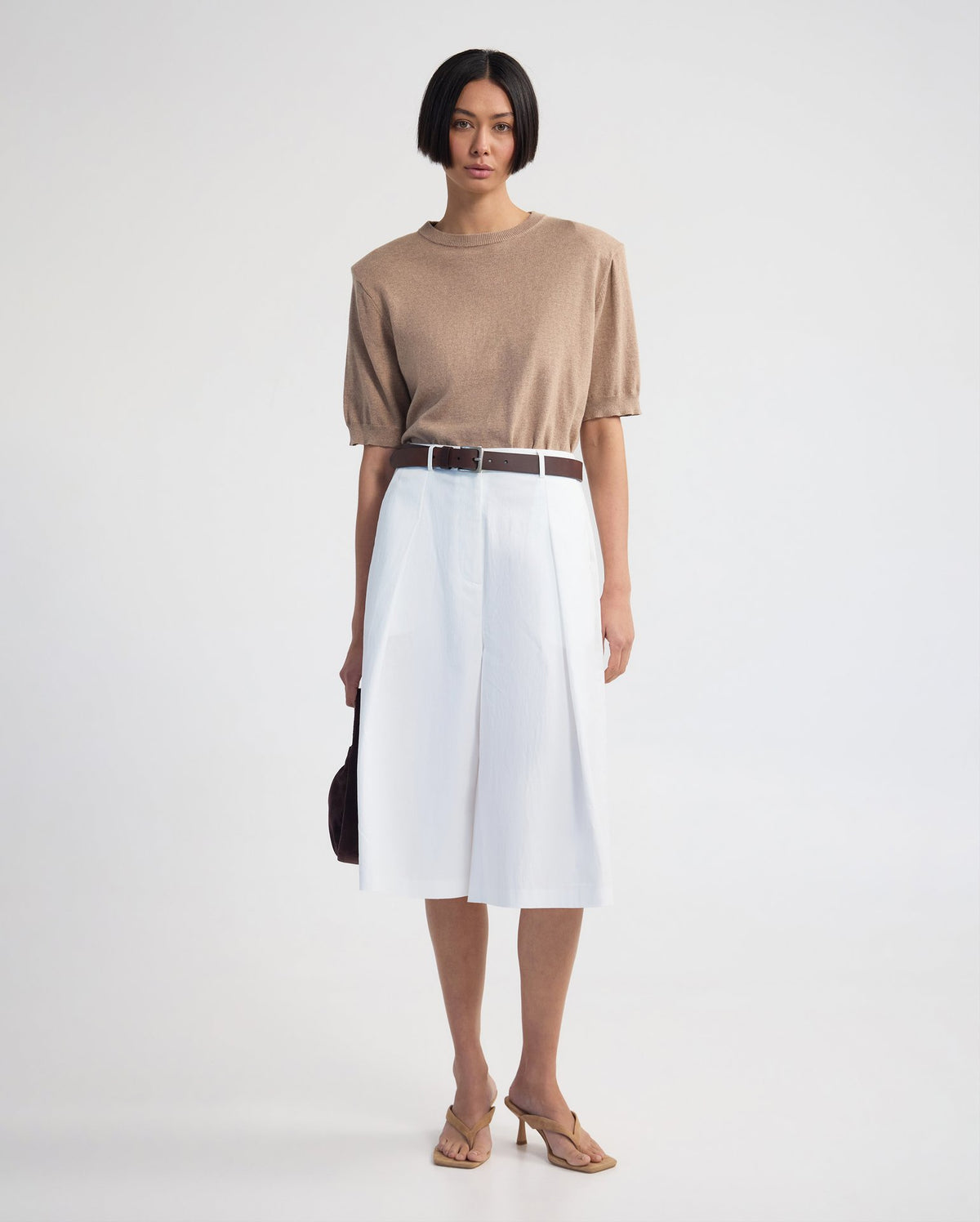 Leeta Cashmere Blend Shldr Pad Knit WOMENS KNITWEAR