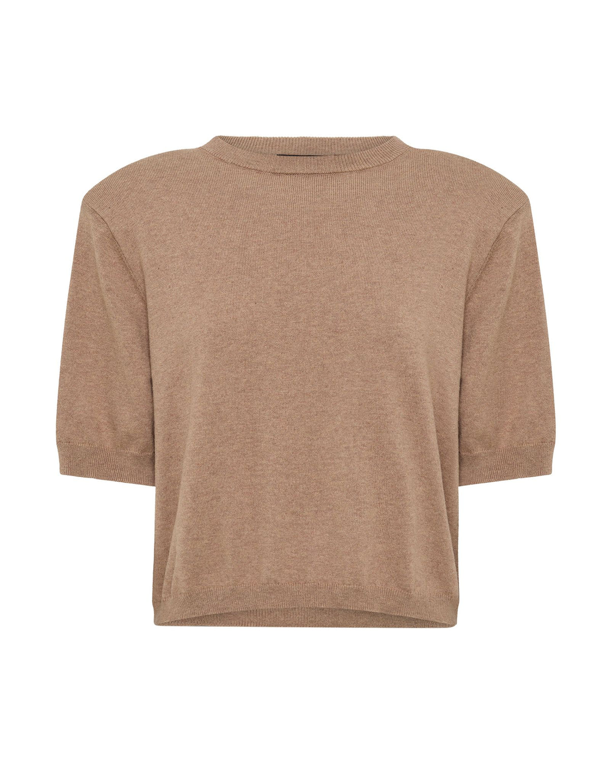 Leeta Cashmere Blend Shldr Pad Knit