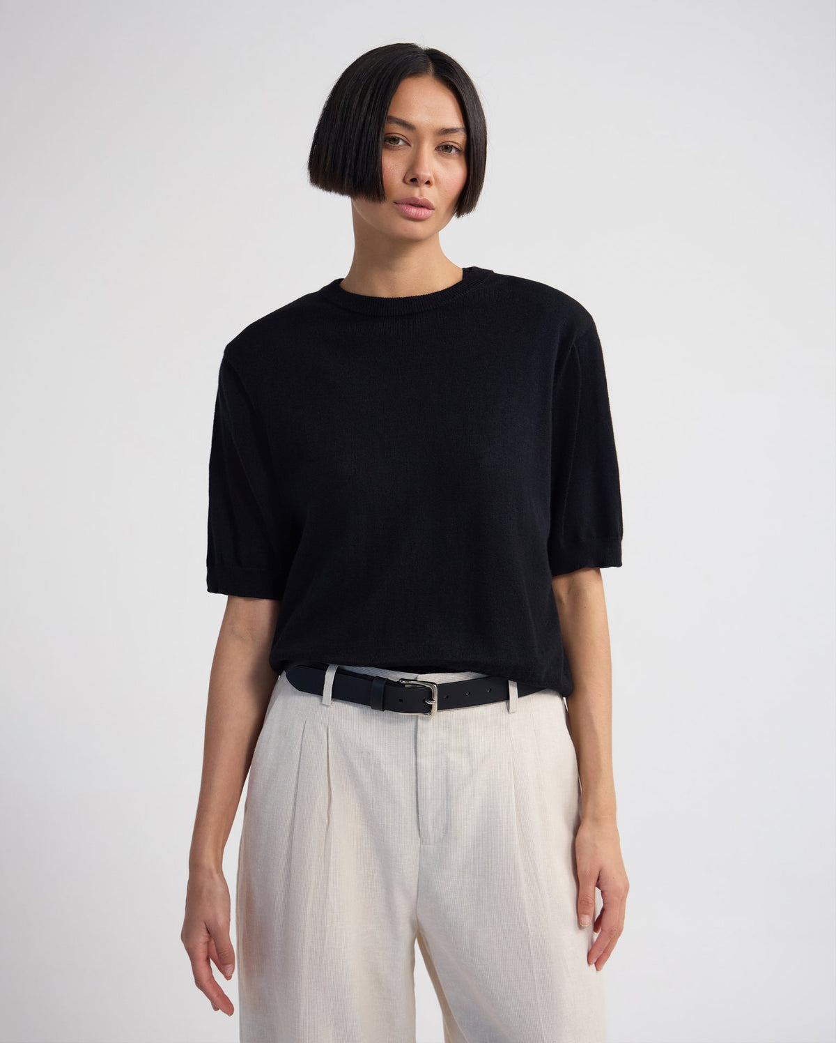 Leeta Cashmere Blend Shldr Pad Knit WOMENS KNITWEAR
