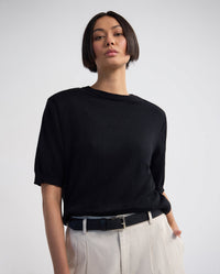 Leeta Cashmere Blend Shldr Pad Knit WOMENS KNITWEAR