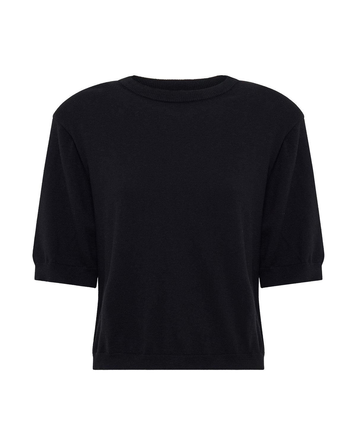 Leeta Cashmere Blend Shldr Pad Knit
