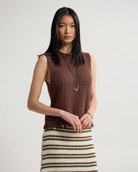 Lily Knitted Fringe Tank