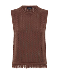 Lily Knitted Fringe Tank WOMENS KNITWEAR
