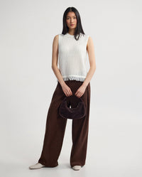 Lily Knitted Fringe Tank
