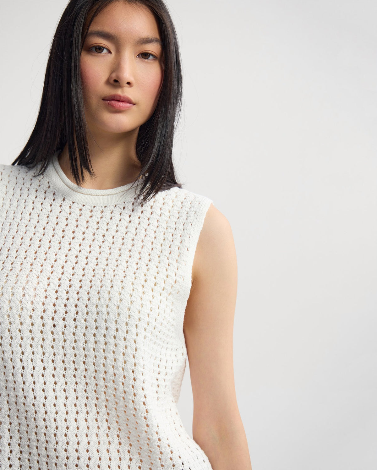 Lily Knitted Fringe Tank