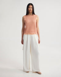 Lily Knitted Fringe Tank
