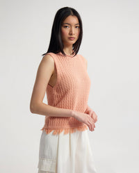 Lily Knitted Fringe Tank