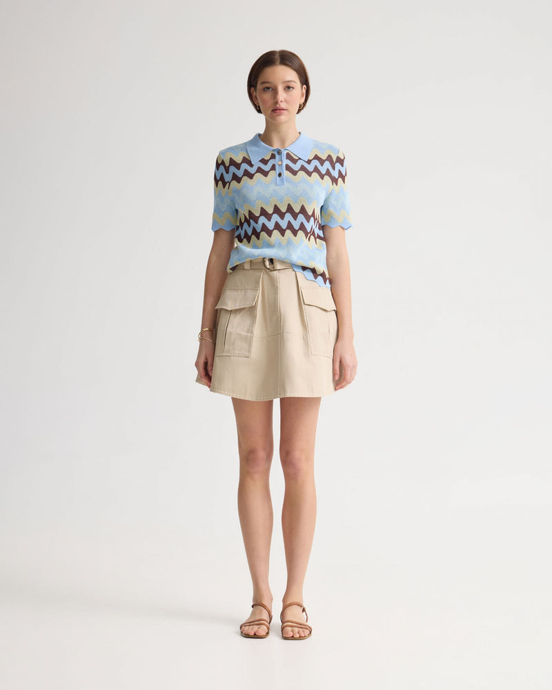 Ashley Knitted Polo WOMENS KNITWEAR