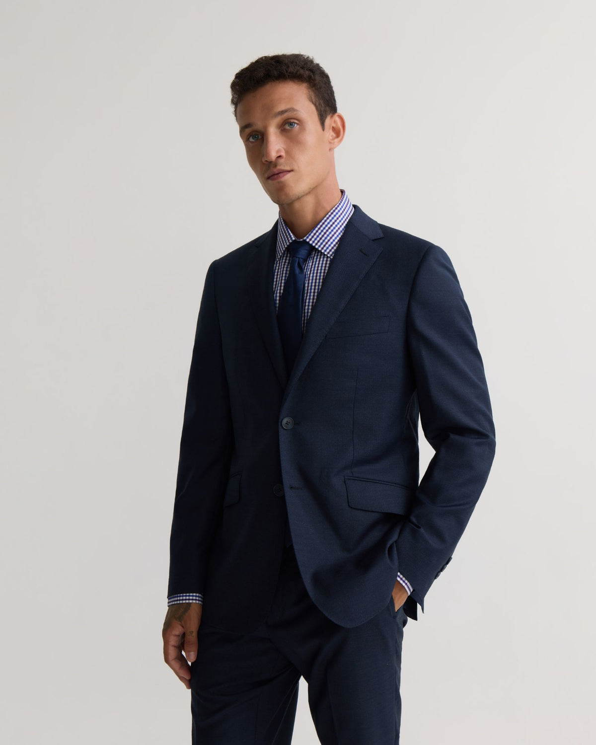 Hopkins Luxury Half Canvas Suit Jacket - Available ~ 1-2 weeks MENS SUITS