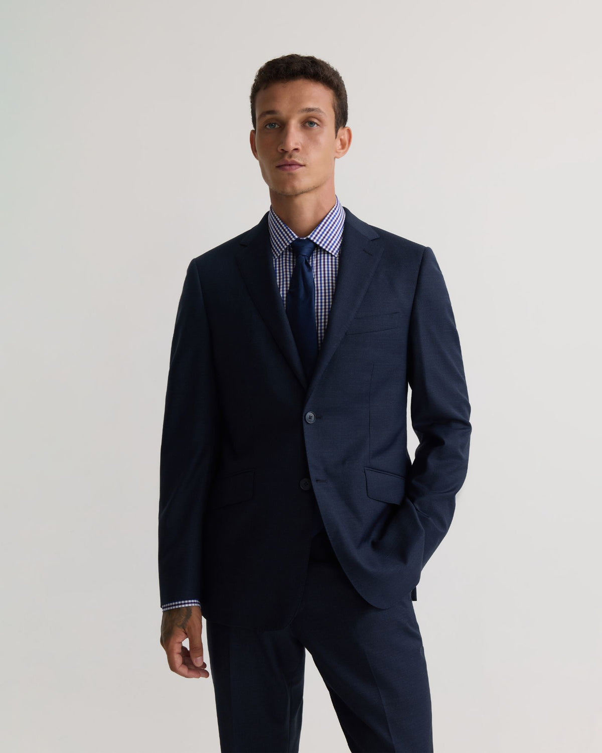 Hopkins Luxury Half Canvas Suit Jacket - Available ~ 1-2 weeks MENS SUITS